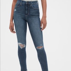 Gap for Good high rise distressed jeggings